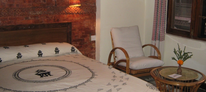 Stylish splendour – room at Kantipur Temple House